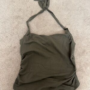 SHEIN Dark Green Halter Camisole